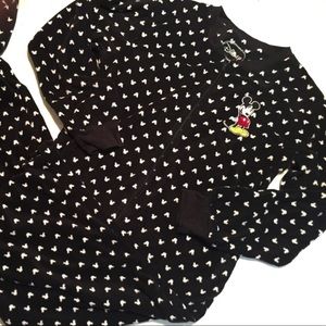 Disney Mickey Mouse Footed Zip Onesie